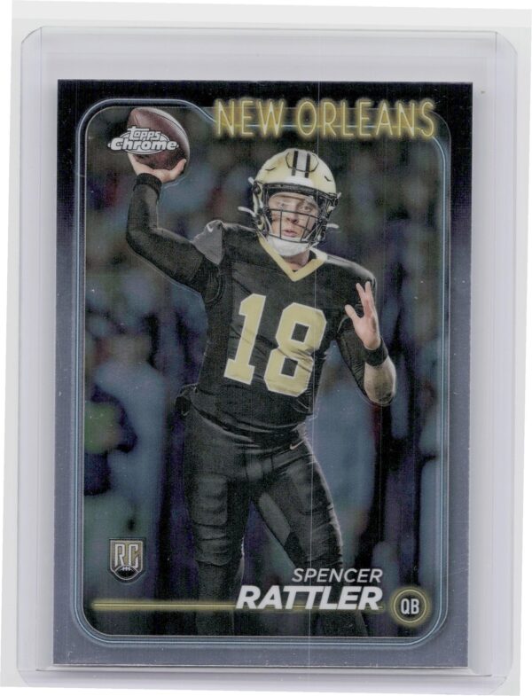 2024 Topps Chrome Spencer Rattler RC 213 Saints