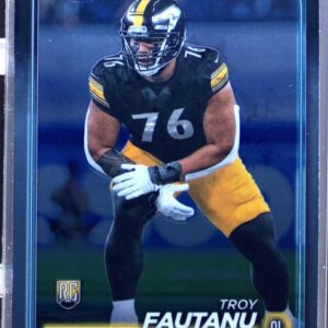 2024 Topps Chrome Troy Fautanu RC #295 Steelers
