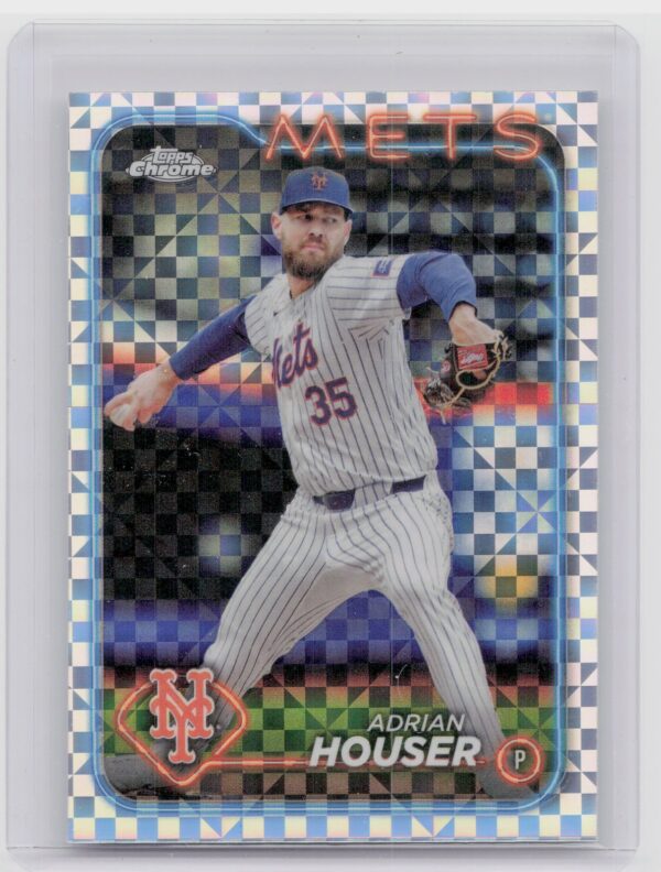 2024 Topps Chrome Update Adrian Houser X Fractors #USC58 Mets