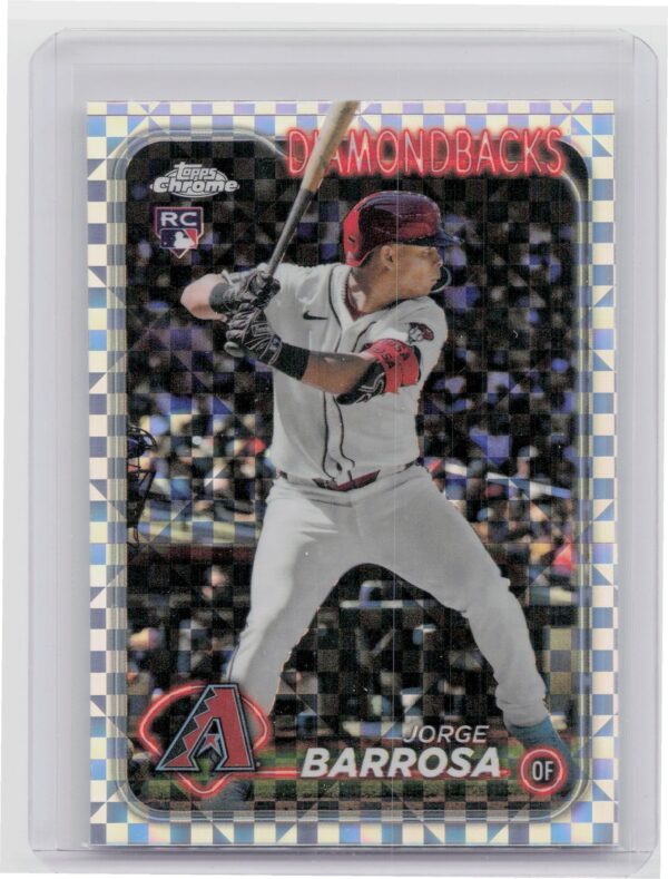 2024 Topps Chrome Update Jorge Barrosa X Fractors RC #USC163 Diamondbacks