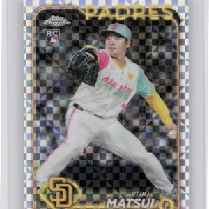 2024 Topps Chrome Update Yuki Matsui X Fractors RC #USC187 Padres