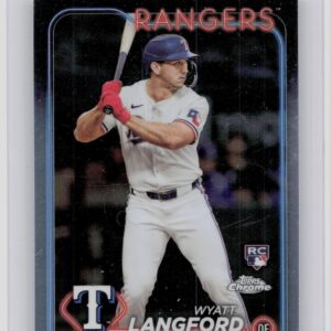 2024 Topps Chrome Wyatt Langford RC #122 Rangers
