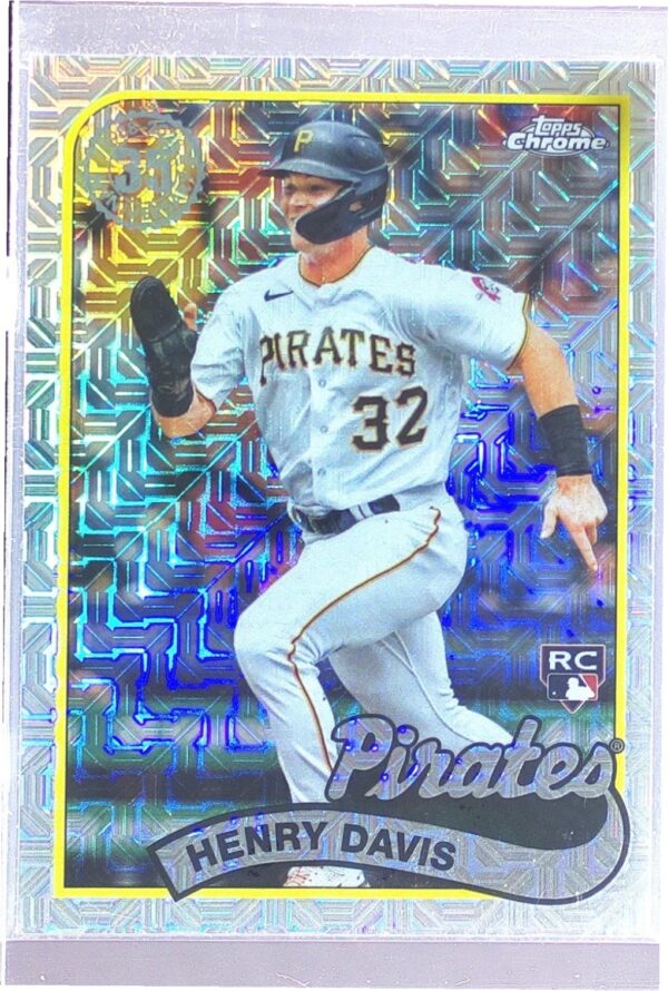 2024 Topps Henry Davis RC #T89C-94 Pirates 1989 35th Anniversary Mojo