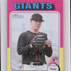 2024 Topps Heritage Mini Kyle Harrison RC #324 Giants