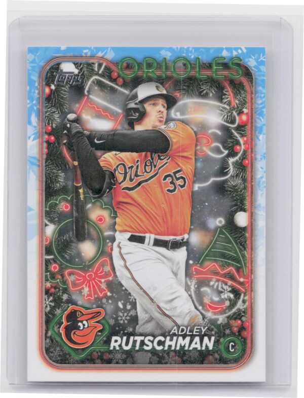 2024 Topps Holiday Adley Rutschman H194 Orioles