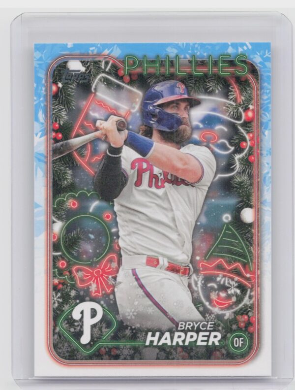 2024 Topps Holiday Bryce Harper #H179 Phillies