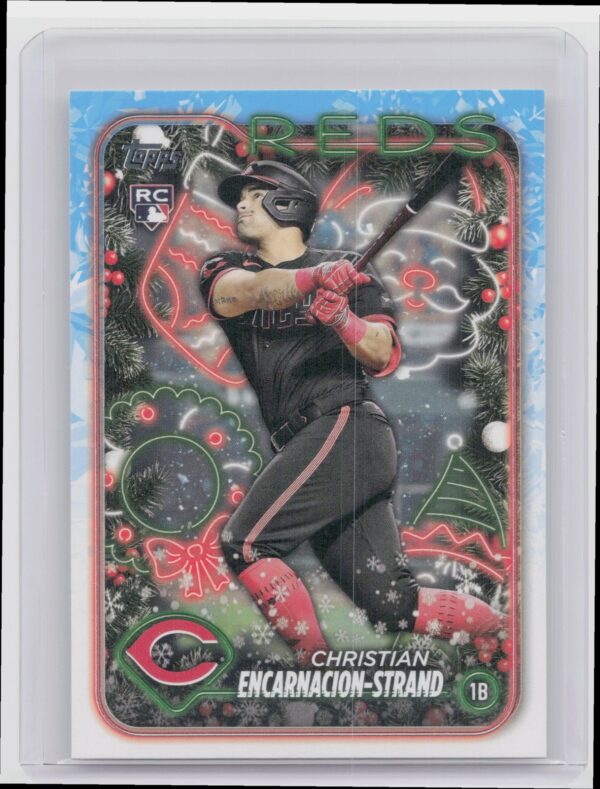 2024 Topps Holiday Christian Encarnacion-Strand RC #H85 Reds