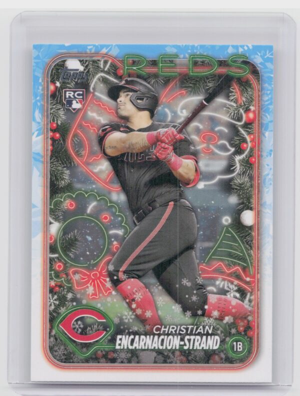 2024 Topps Holiday Christian Encarnacion-Strand RC #H85 Reds