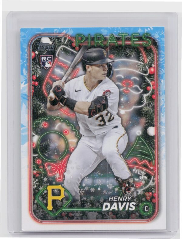 2024 Topps Holiday Henry Davis SP VAR #H187 Pirates