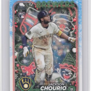 2024 Topps Holiday Jackson Chourio RC #H119 Brewers