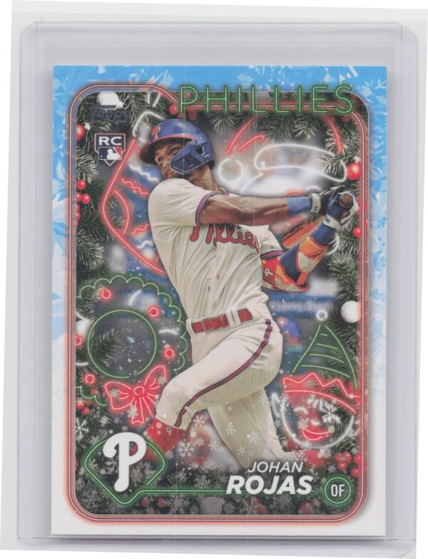 2024 Topps Holiday Johan Rojas RC #H180 Phillies