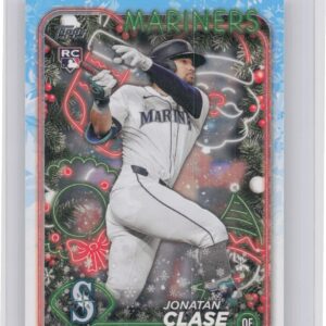 2024 Topps Holiday Jonatan Clase Rookie H14 Mariners