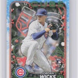 2024 Topps Holiday Jordan Wicks Rookie H38 Cubs