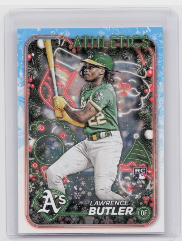 2024 Topps Holiday Lawrence Butler RC #H4 Athletics