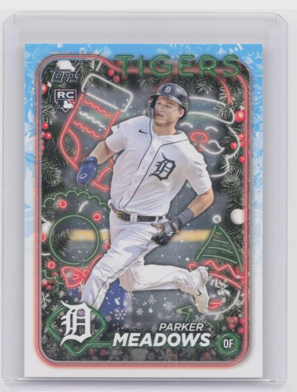 2024 Topps Holiday Parker Meadows RC #H149 Tigers