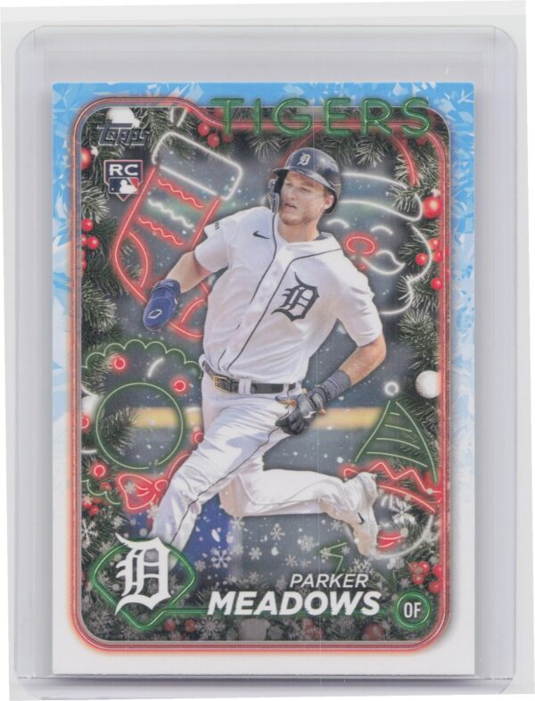 2024 Topps Holiday Parker Meadows RC #H149 Tigers