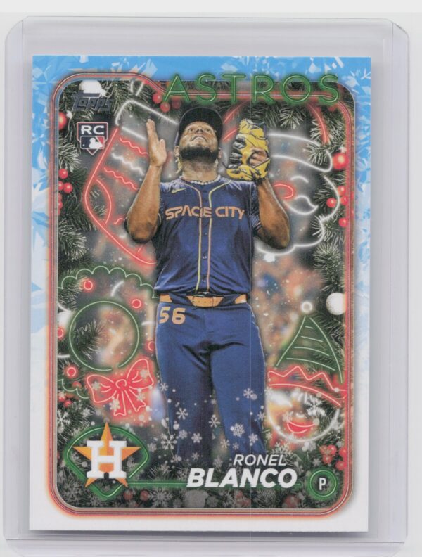2024 Topps Holiday Ronel Blanco Rookie H199 Astros