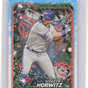 2024 Topps Holiday Spencer Horwitz Rookie H76 Blue Jays