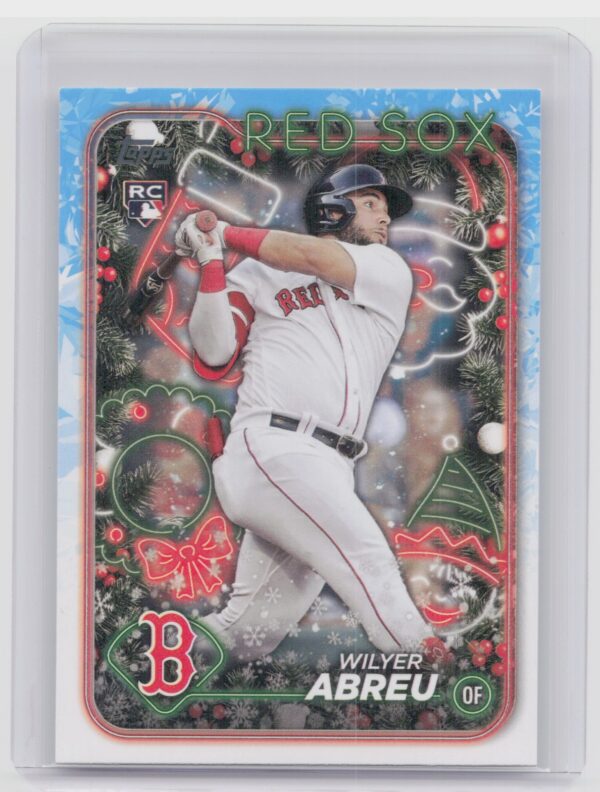 2024 Topps Holiday Wilyer Abreu RC #H13 Sox
