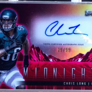 2024 Topps Midnight Chris Long Auto /99 #HZS-CLO Eagles Horizon Twilight