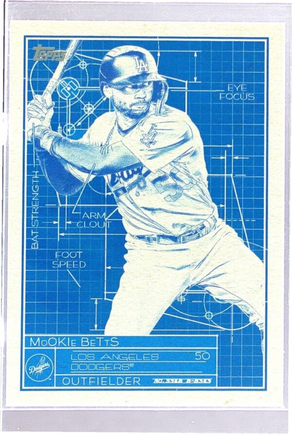 2024 Topps Mookie Betts #SB-17 Dodgers Superstar Blueprint