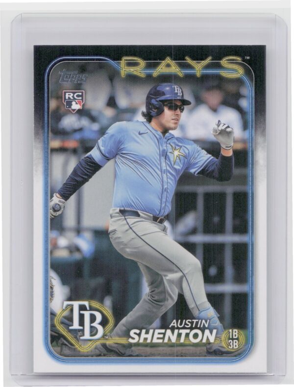 2024 Topps Update Austin Shenton RC #US275 Rays