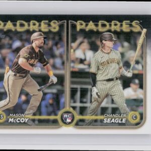 2024 Topps Update Chandler Seagle  / Mason McCoy RC #US227 Padres