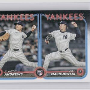 2024 Topps Update Clayton Andrews  / Josh Maciejewski RC #US163 Yankees