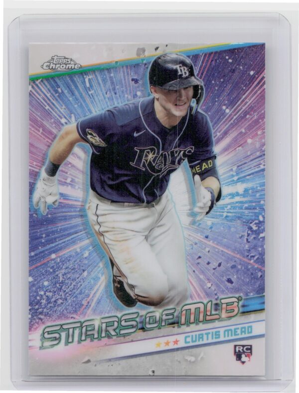 2024 Topps Update Curtis Mead RC #CSMLB-72 Rays Stars of MLB Chrome