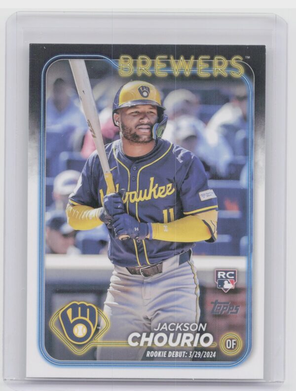 2024 Topps Update Jackson Chourio #US155 Brewers