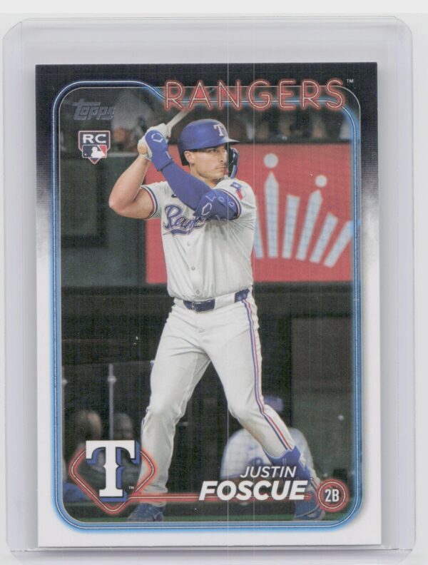 2024 Topps Update Justin Foscue RC #US296 Rangers