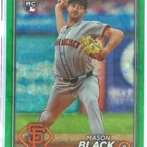 2024 Topps Update Mason Black Green Crackle Foilboard /499 RC #US179 Giants