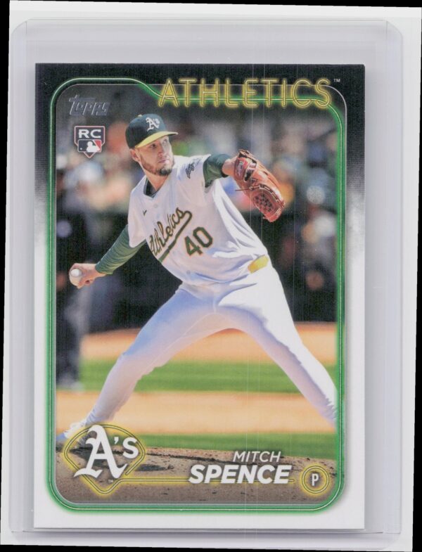 2024 Topps Update Mitch Spence RC #US28 Athletics