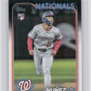 2024 Topps Update Nasim Nunez RC #US267 Nationals