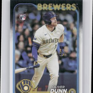 2024 Topps Update Oliver Dunn RC #US310 Brewers