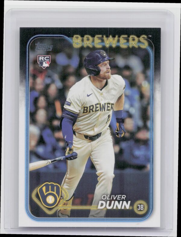 2024 Topps Update Oliver Dunn RC #US310 Brewers