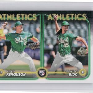 2024 Topps Update Osvaldo Bido  / Tyler Ferguson RC RC #US69 Athletics