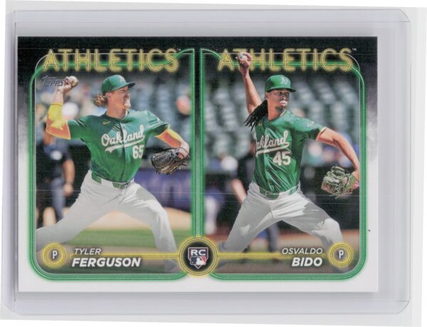 2024 Topps Update Osvaldo Bido  / Tyler Ferguson RC RC #US69 Athletics