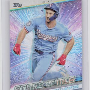 2024 Topps Update Wyatt Langford #SMLB-85 Rangers Stars of MLB