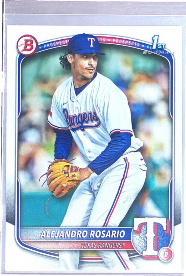 2025 Bowman Alejandro Rosario #BP-125 Rangers Prospects
