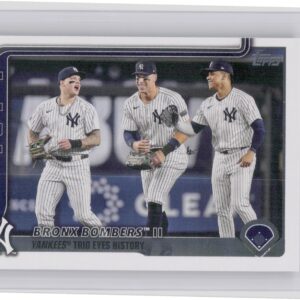 2025 Topps Bronx Bombers II: Yankees Trio Eyes History #184 Yankees