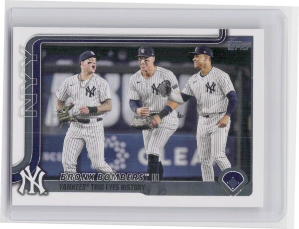 2025 Topps Bronx Bombers II: Yankees Trio Eyes History #184 Yankees