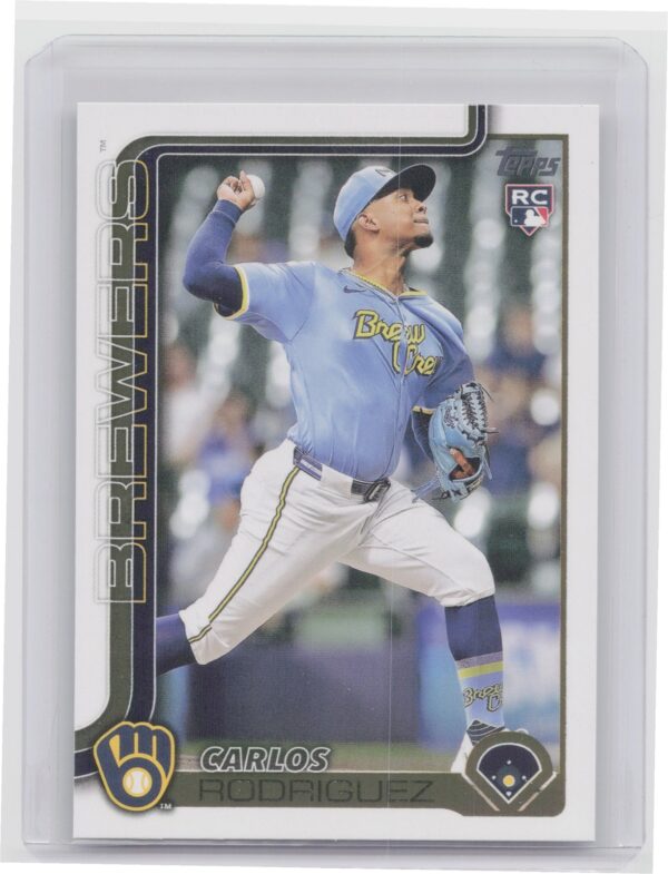 2025 Topps Carlos Rodriguez RC #16 Brewers