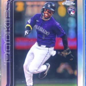 2025 Topps Chrome Adael Amador Refractors RC #255 Rockies