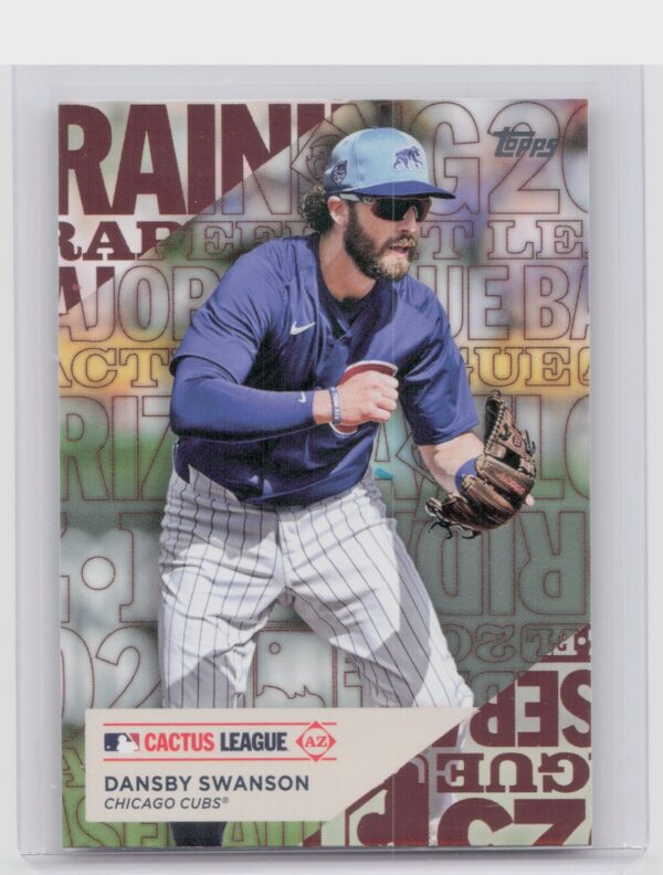 2025 Topps Dansby Swanson #TG-24 Cubs Training Grounds