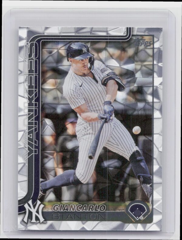 2025 Topps Giancarlo Stanton Diamante Foil #262 Yankees