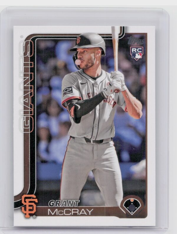 2025 Topps Grant McCray RC #213 Giants