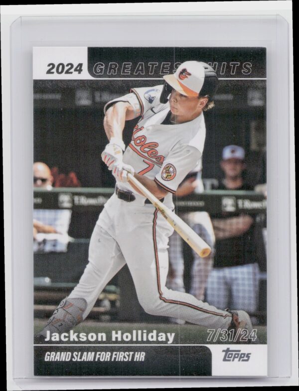 2025 Topps Jackson Holliday #GH-11 Orioles 2024 Greatest Hits