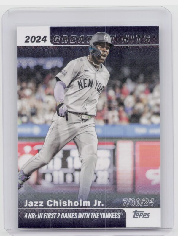 2025 Topps Jazz Chisholm Jr. #GH-14 Yankees 2024 Greatest Hits
