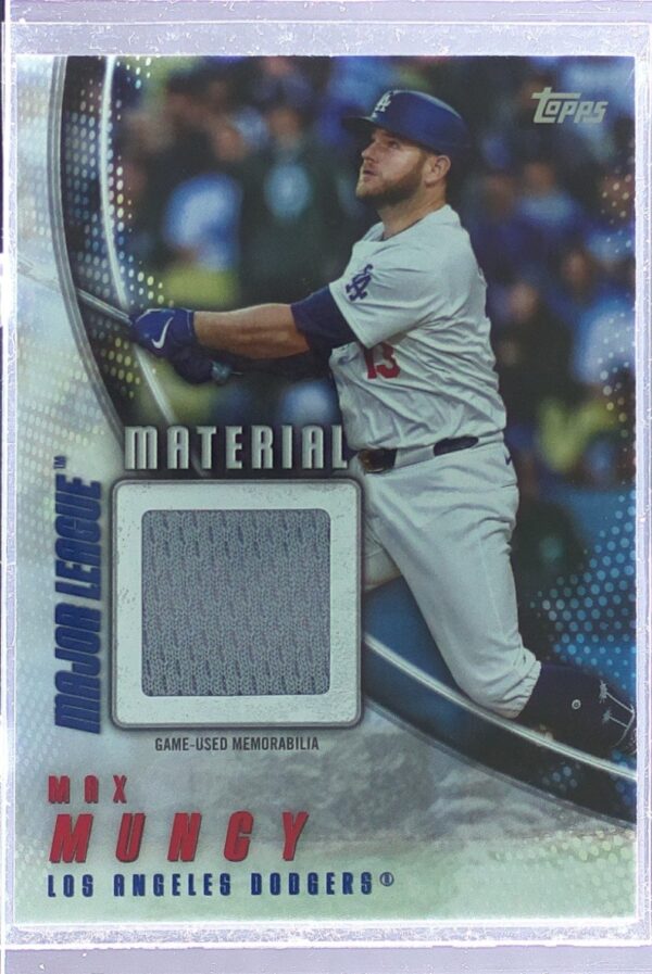 2025 Topps Max Muncy JSY #MLM-MMU Dodgers Major League Material Relics